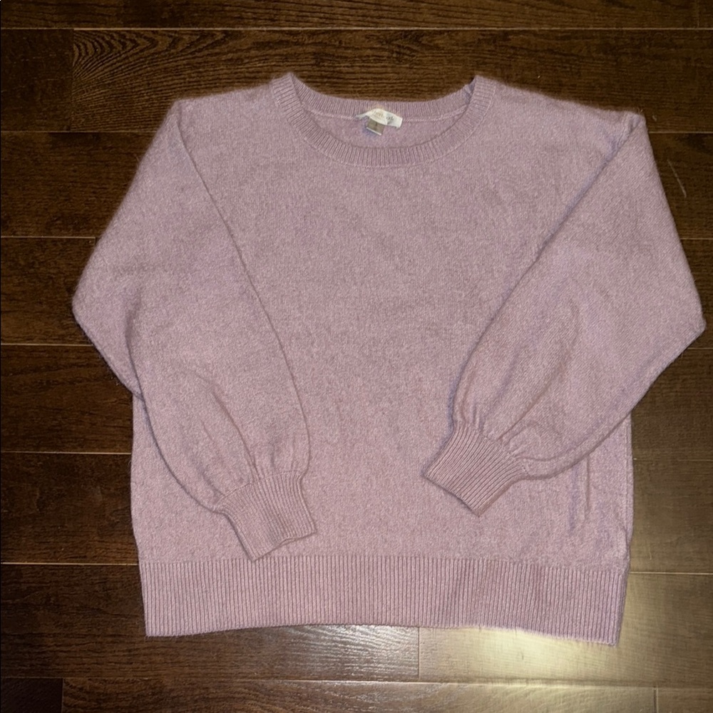 Motherhood Lavender Crew Neck Sweater